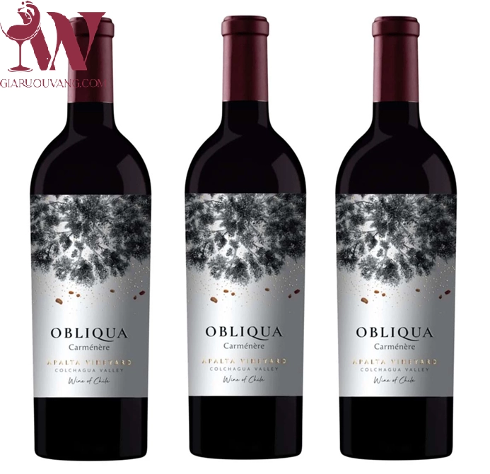 VANG CHILE VENTISQUERO OBLIQUA CARMENERE 13,8 ĐỘ
