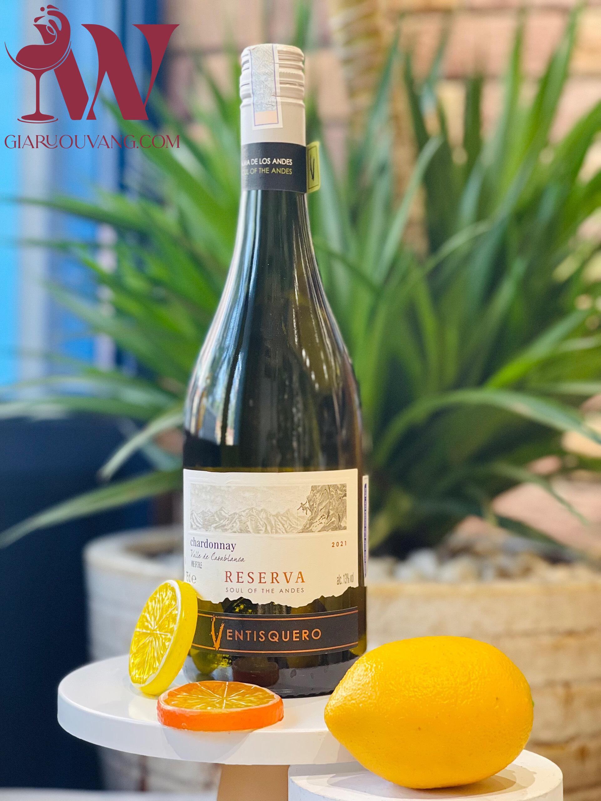 VANG TRẮNG VENTISQUERO RESERVA CHARDONNAY RẺ NHẤT