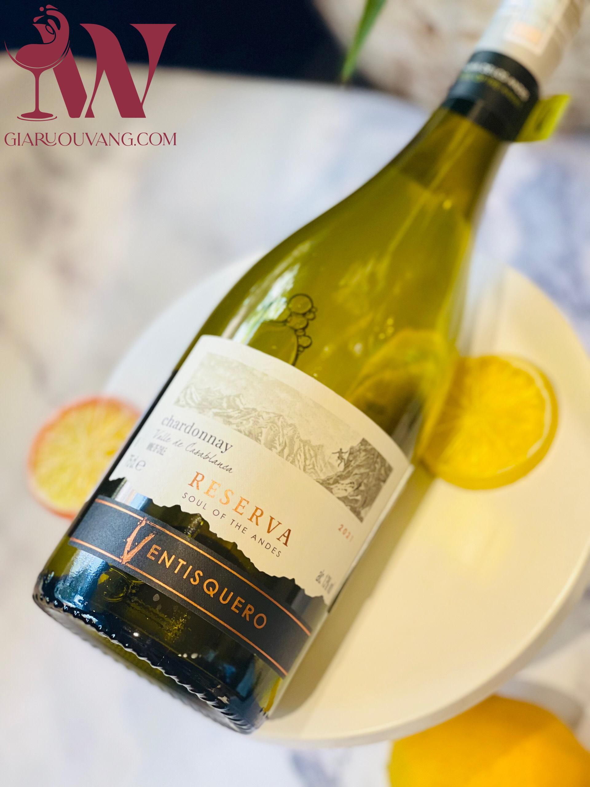 VANG TRẮNG VENTISQUERO RESERVA CHARDONNAY RẺ NHẤT