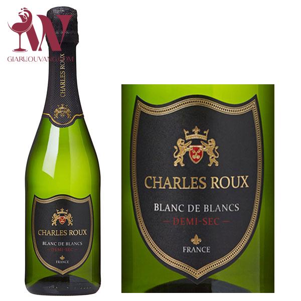 VANG SỦI CHARLES ROUX BLANC DE BLANCS