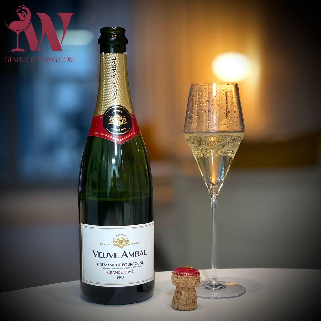 VANG SỦI VEUVE AMBAL CRÉMANT DE BOURGOGNE GRANDE CUVÉE BRUT