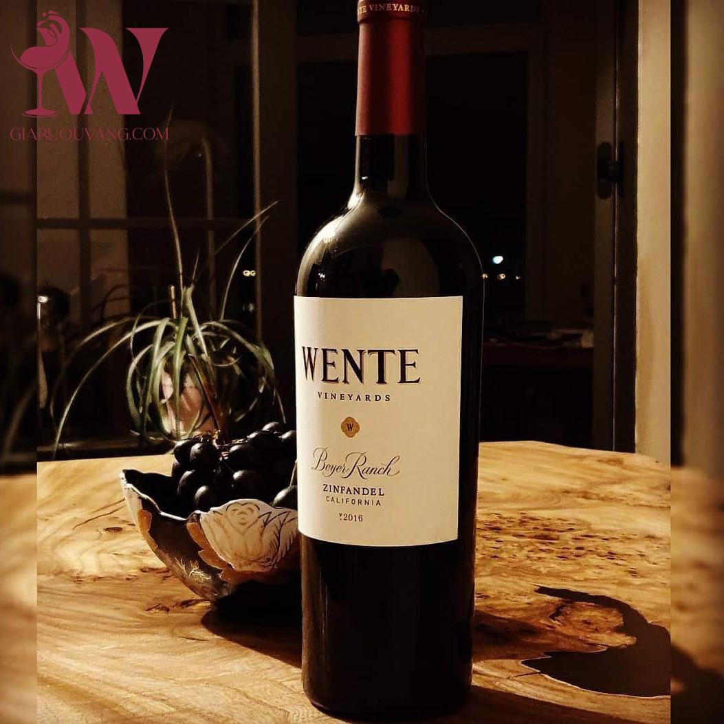 VANG CHILE WENTE VINEYARDS BEYER RANCH ZINFANDEL 14 ĐỘ