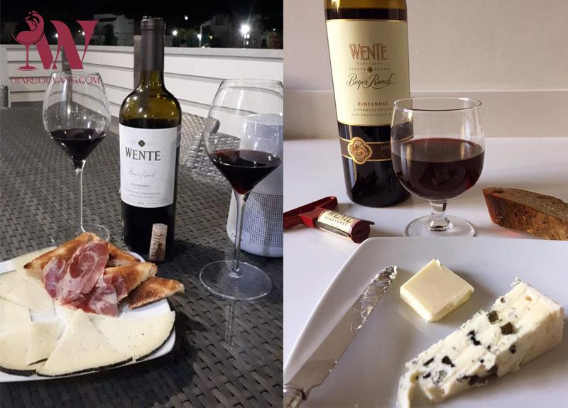 VANG MỸ WENTE VINEYARDS BEYER RANCH ZINFANDEL 14 ĐỘ