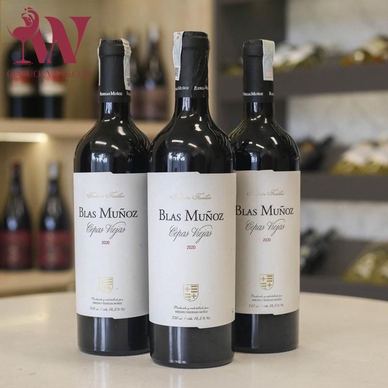 RƯỢU VANG BLAS MUNOZ CEPAS VIEJAS 14,5 ĐỘ RẺ