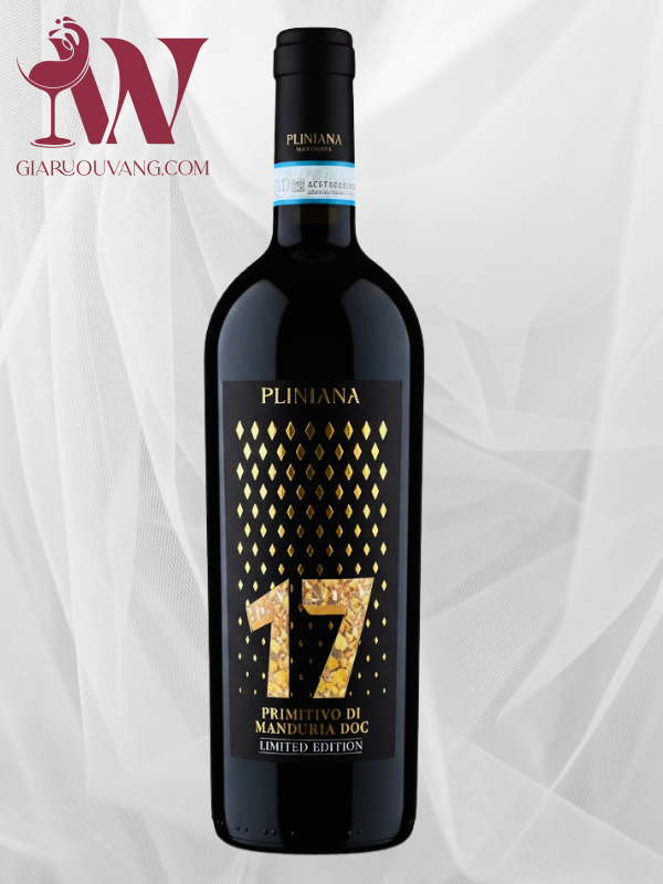VANG Ý 17 PLINIANA PRIMITIVO DI MANDURIA-RẺ NHẤT