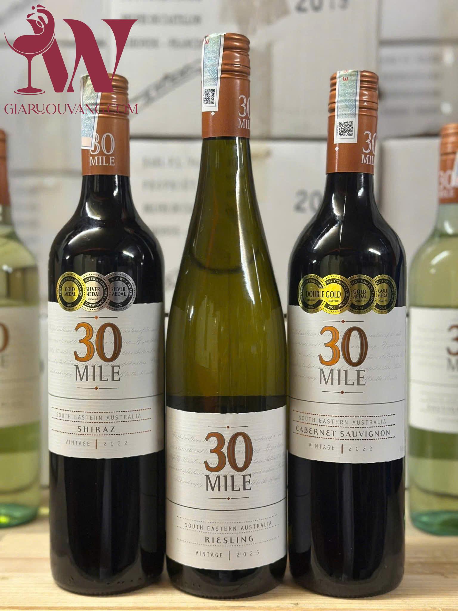 RƯỢU VANG 30 MILE RIESLING