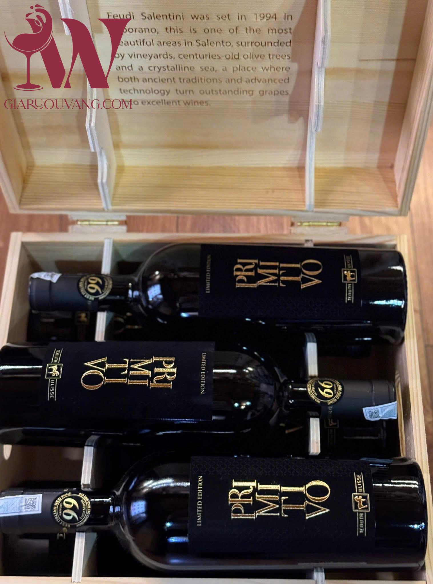 VANG Ý PRIMITIVO TENUTA ULISSE NHÃN NHUNG